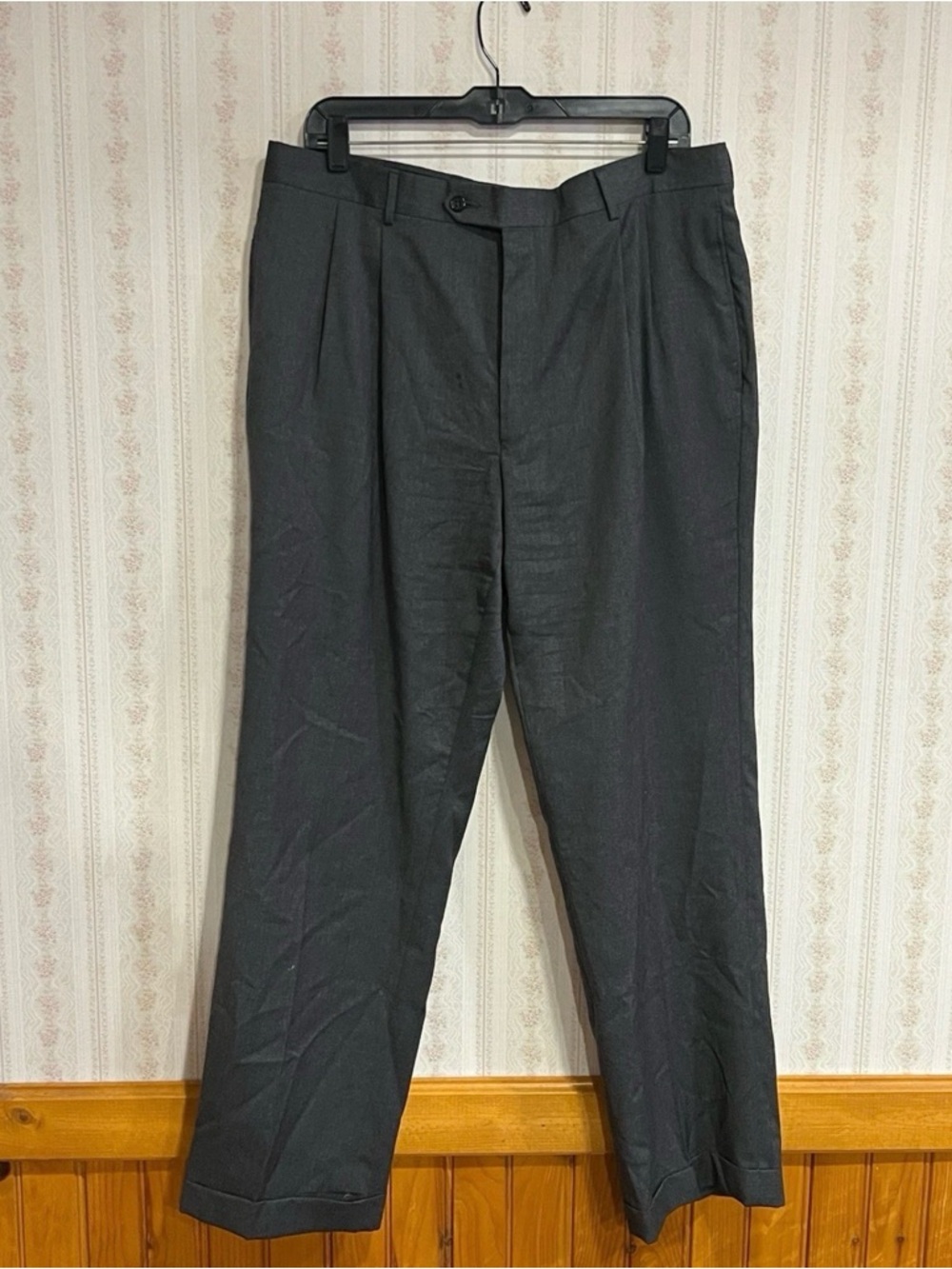 Men's Classic Black Dress Pants